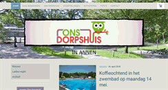 Desktop Screenshot of dorpshuisannen.nl