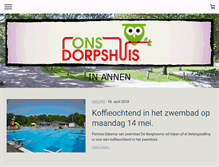 Tablet Screenshot of dorpshuisannen.nl
